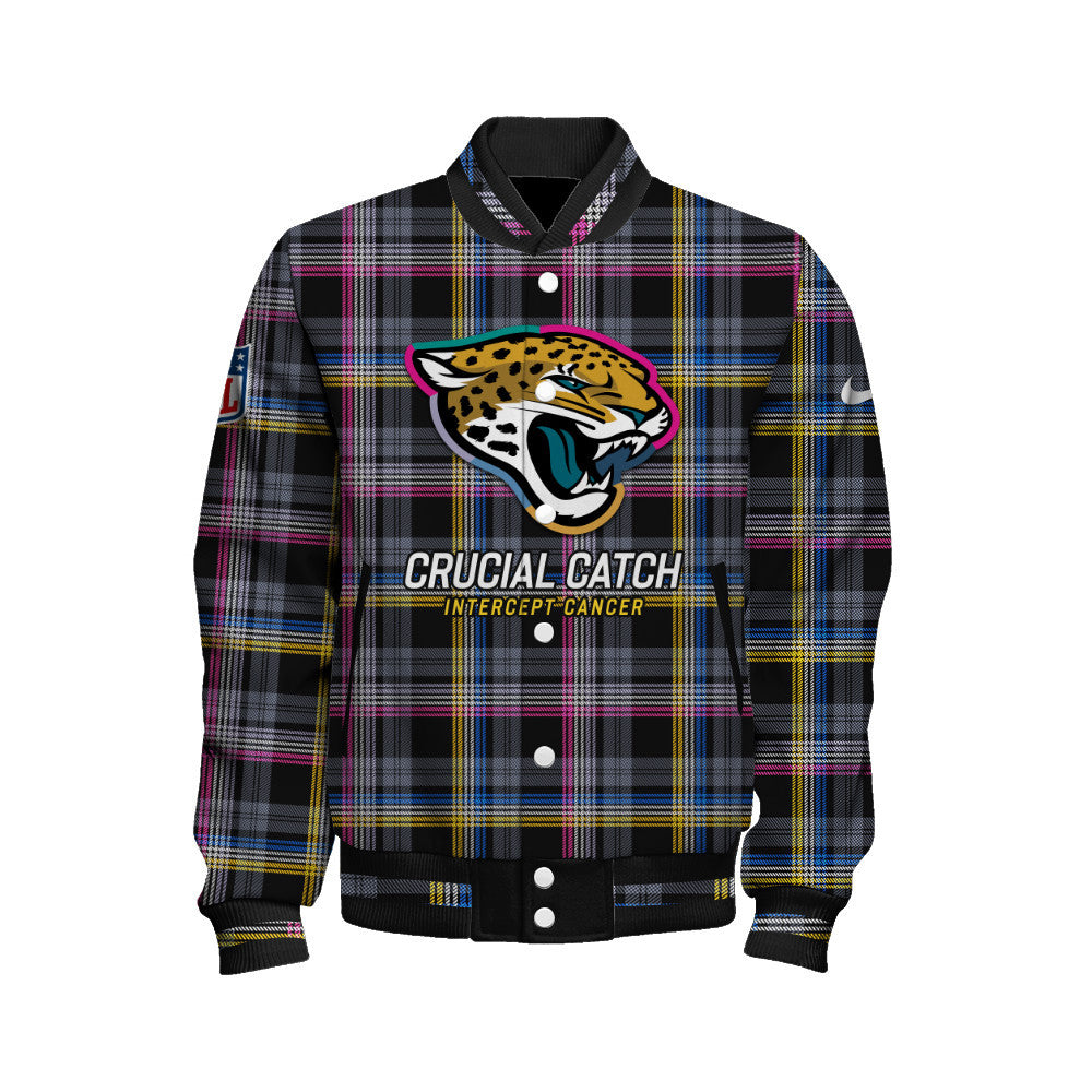 Jacksonville Jaguars National Football League 2026 Crucial Catch Unisex Varsity Jacket