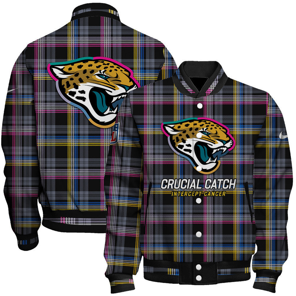 Jacksonville Jaguars National Football League 2026 Crucial Catch Unisex Varsity Jacket