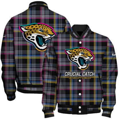 Jacksonville Jaguars National Football League 2026 Crucial Catch Unisex Varsity Jacket