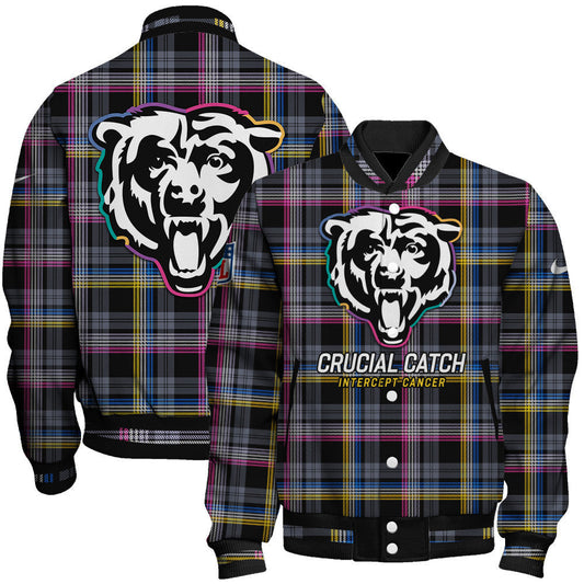 Chicago Bears National Football League 2026 Crucial Catch Unisex Varsity Jacket