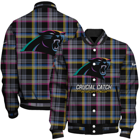 Carolina Panthers National Football League 2026 Crucial Catch Unisex Varsity Jacket