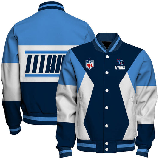 Tennessee Titans National Football League 2026 Unique Design Unisex Varsity Jacket