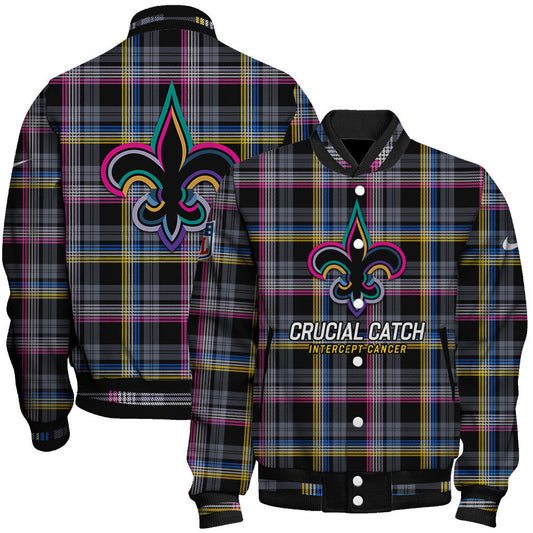 New Orleans Saints National Football League 2026 Crucial Catch Unisex Varsity Jacket