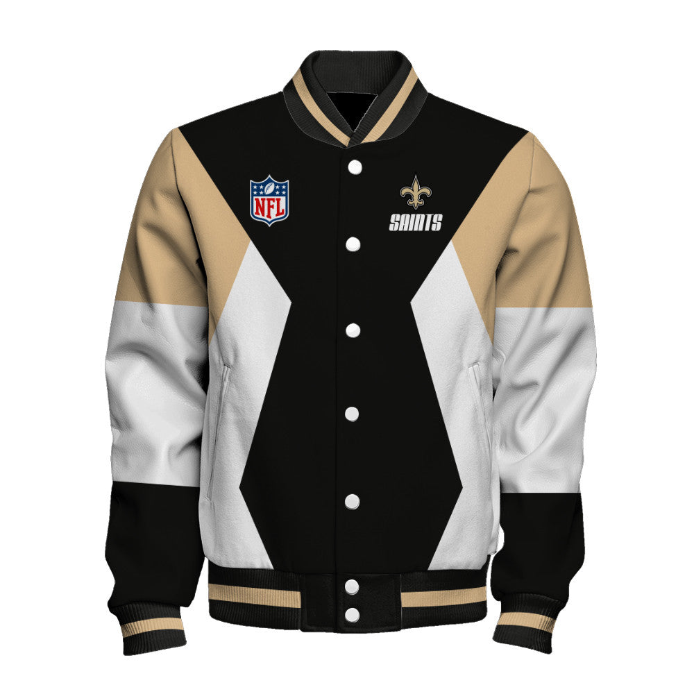 New Orleans Saints National Football League 2026 Unique Design Unisex Varsity Jacket
