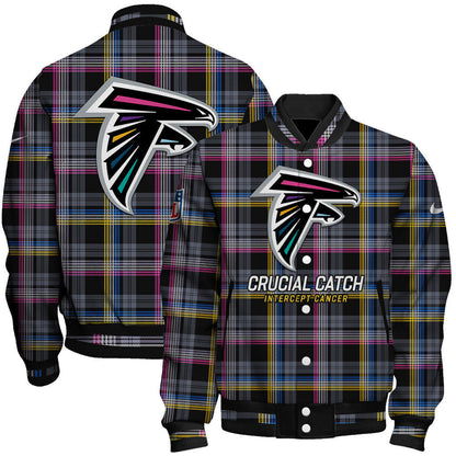 Atlanta Falcons National Football League 2026 Crucial Catch Unisex Varsity Jacket