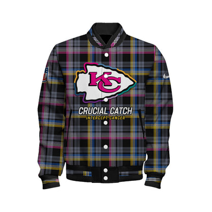 Kansas City Chiefs National Football League 2026 Crucial Catch Unisex Varsity Jacket