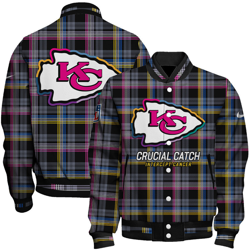 Kansas City Chiefs National Football League 2026 Crucial Catch Unisex Varsity Jacket