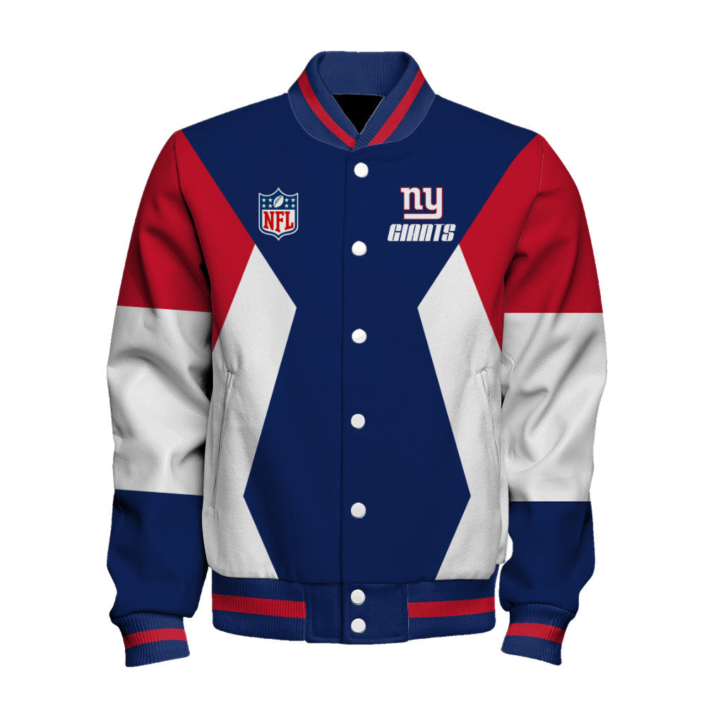 New York Giants National Football League 2026 Unique Design Unisex Varsity Jacket