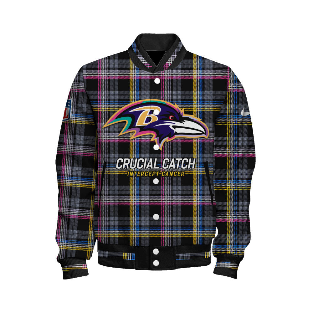 Baltimore Ravens National Football League 2026 Crucial Catch Unisex Varsity Jacket