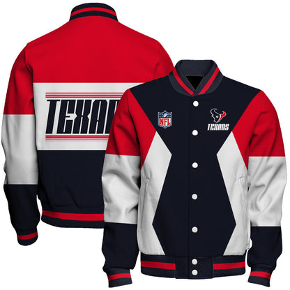 Houston Texans National Football League 2026 Unique Design Unisex Varsity Jacket
