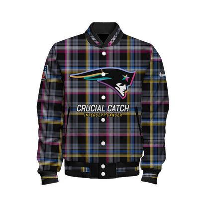 New England Patriots National Football League 2026 Crucial Catch Unisex Varsity Jacket