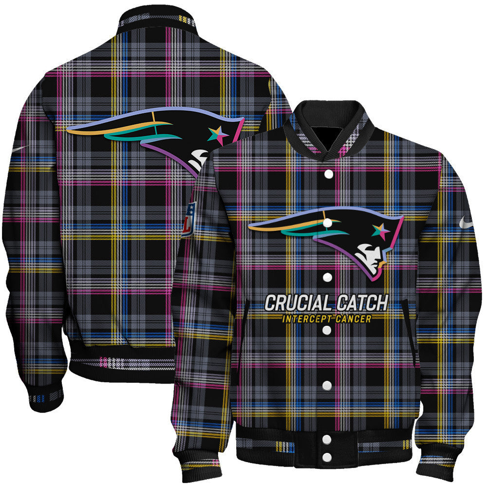 New England Patriots National Football League 2026 Crucial Catch Unisex Varsity Jacket