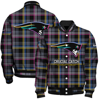 New England Patriots National Football League 2026 Crucial Catch Unisex Varsity Jacket