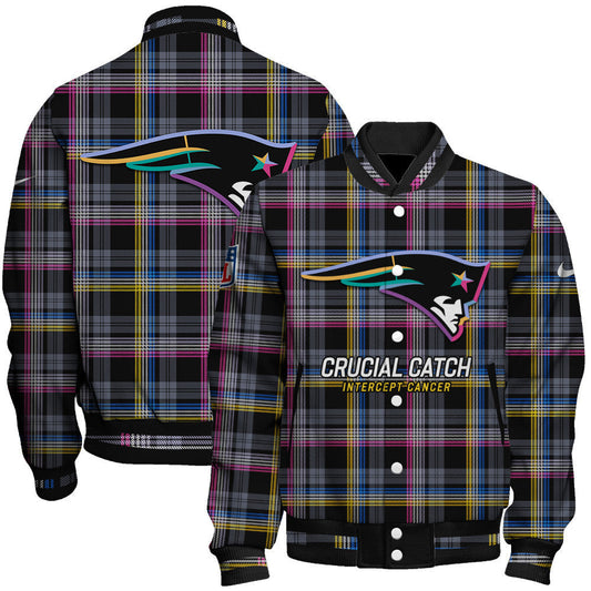 New England Patriots National Football League 2026 Crucial Catch Unisex Varsity Jacket