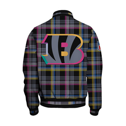 Cincinnati Bengals National Football League 2026 Crucial Catch Unisex Varsity Jacket