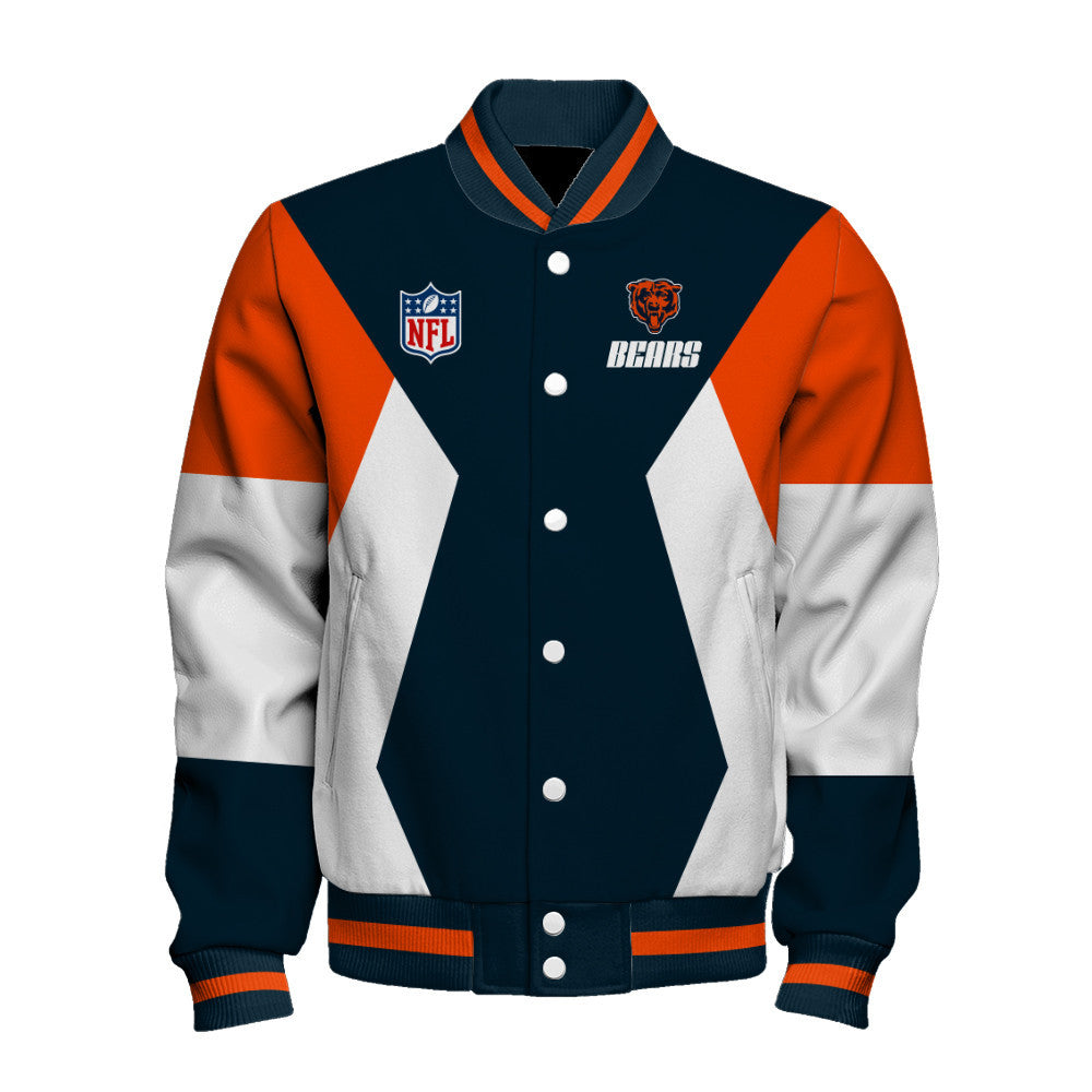 Chicago Bears National Football League 2026 Unique Design Unisex Varsity Jacket