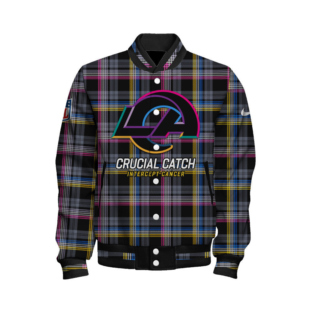 Los Angeles Rams National Football League 2026 Crucial Catch Unisex Varsity Jacket