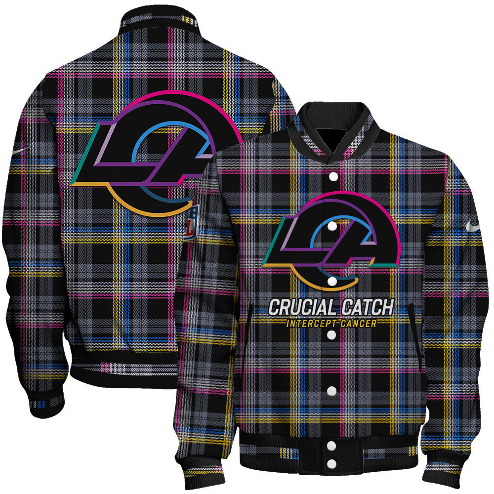 Los Angeles Rams National Football League 2026 Crucial Catch Unisex Varsity Jacket