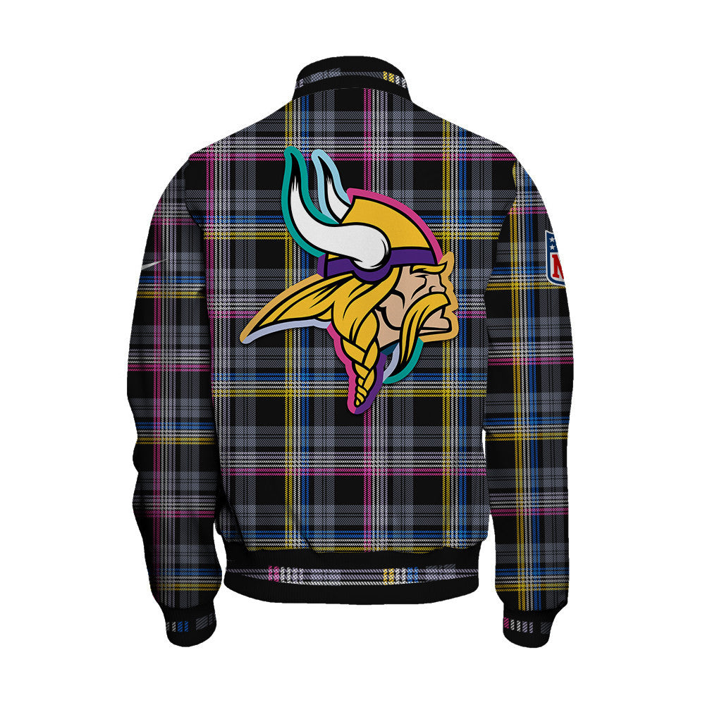 Minnesota Vikings National Football League 2026 Crucial Catch Unisex Varsity Jacket
