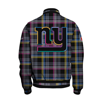 New York Giants National Football League 2026 Crucial Catch Unisex Varsity Jacket