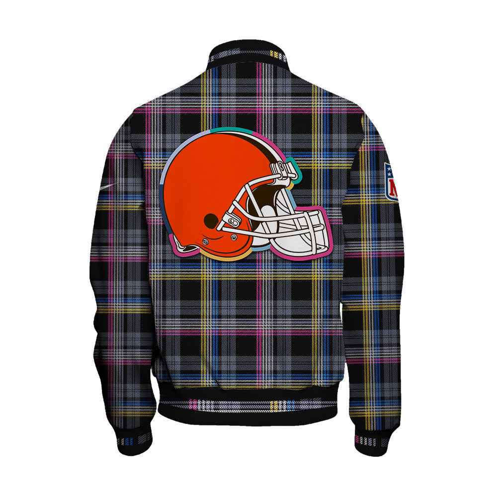 Cleveland Browns National Football League 2026 Crucial Catch Unisex Varsity Jacket