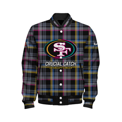 San Francisco 49ers National Football League 2026 Crucial Catch Unisex Varsity Jacket