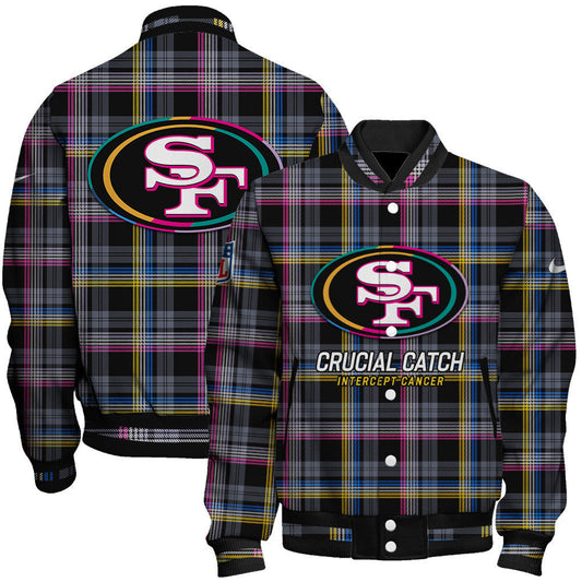 San Francisco 49ers National Football League 2026 Crucial Catch Unisex Varsity Jacket