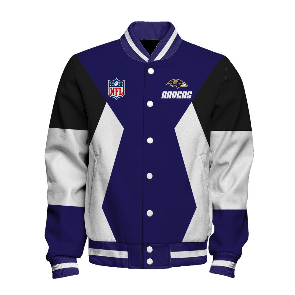 Baltimore Ravens National Football League 2026 Unique Design Unisex Varsity Jacket