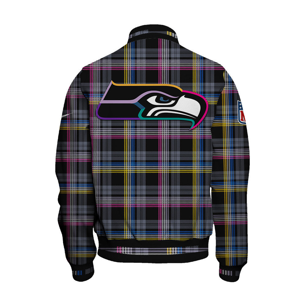 Seattle Seahawks National Football League 2026 Crucial Catch Unisex Varsity Jacket