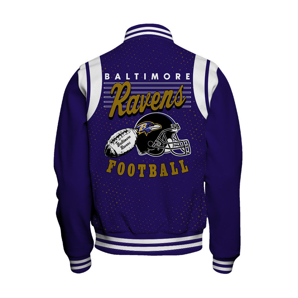 Baltimore Ravens National Football League 2026 Make Your Mark Unisex Varsity Jacket
