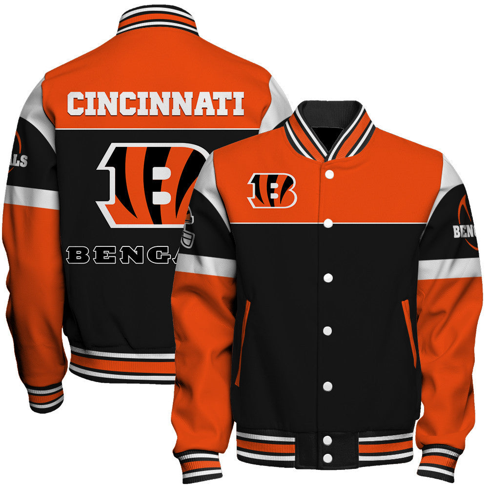 Cincinnati Bengals National Football League 2026 Feel The Power Unisex Varsity Jacket