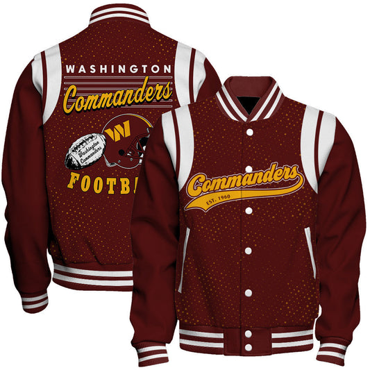 Washington Commanders National Football League 2026 Make Your Mark Unisex Varsity Jacket
