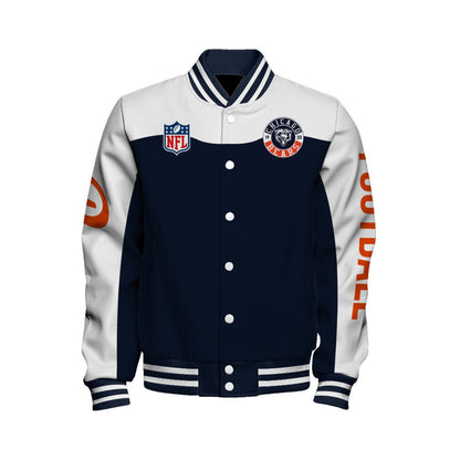 Chicago Bears National Football League 2026 Face Any Weather Unisex Varsity Jacket