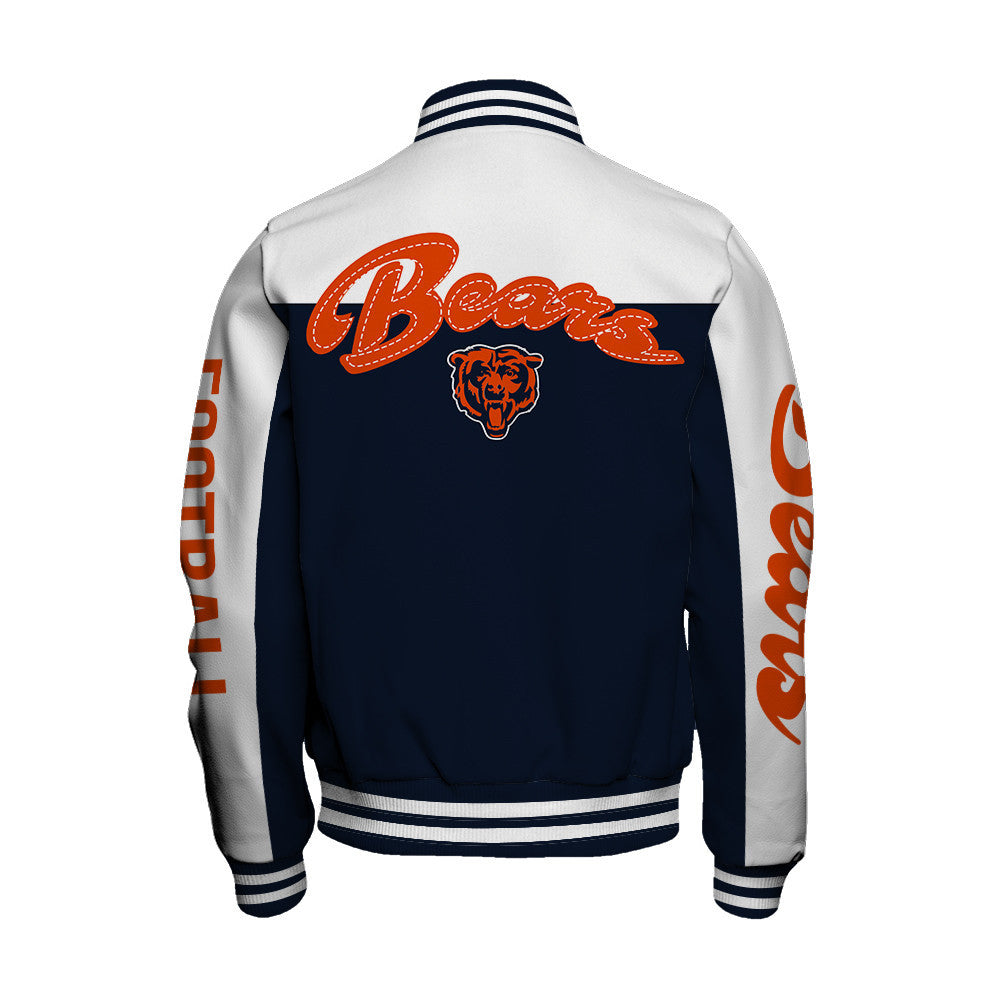 Chicago Bears National Football League 2026 Face Any Weather Unisex Varsity Jacket
