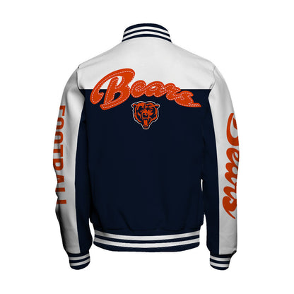 Chicago Bears National Football League 2026 Face Any Weather Unisex Varsity Jacket
