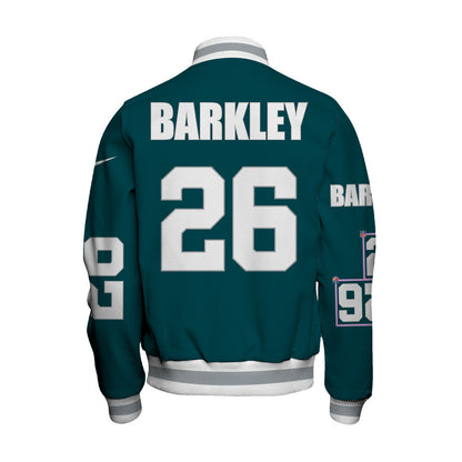 Saquon Barkley #26 Philadelphia Eagles National Football League 2026 Unique Design Unisex Varsity Jacket
