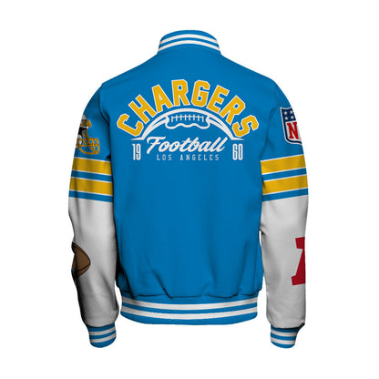 Los Angeles Chargers National Football League 2026 Feel The Power Unisex Varsity Jacket