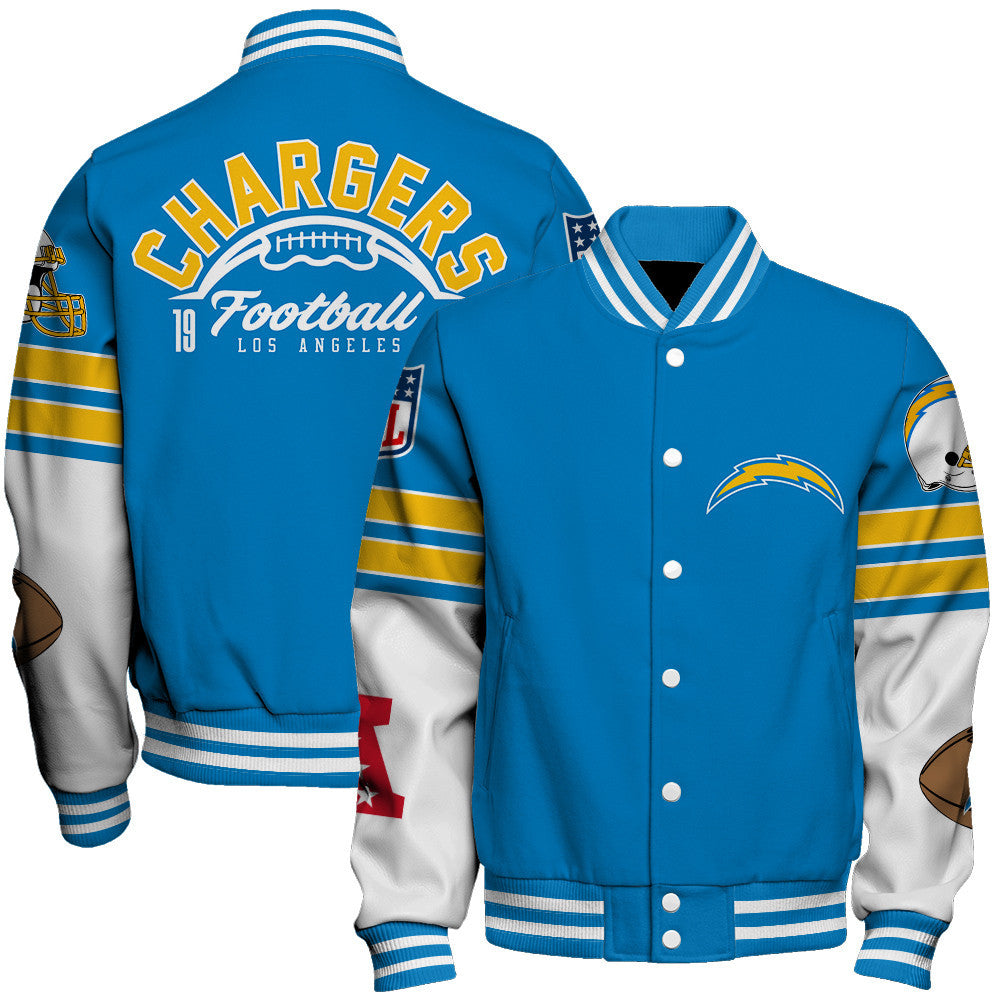 Los Angeles Chargers National Football League 2026 Feel The Power Unisex Varsity Jacket
