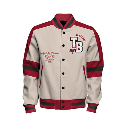 Tampa Bay Buccaneers | Football Team 2026 Feel The Power Unisex Varsity Jacket