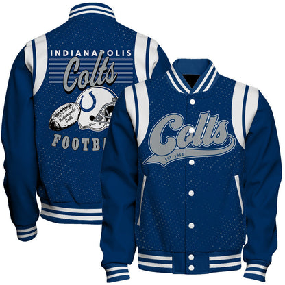 Indianapolis Colts National Football League 2026 Make Your Mark Unisex Varsity Jacket