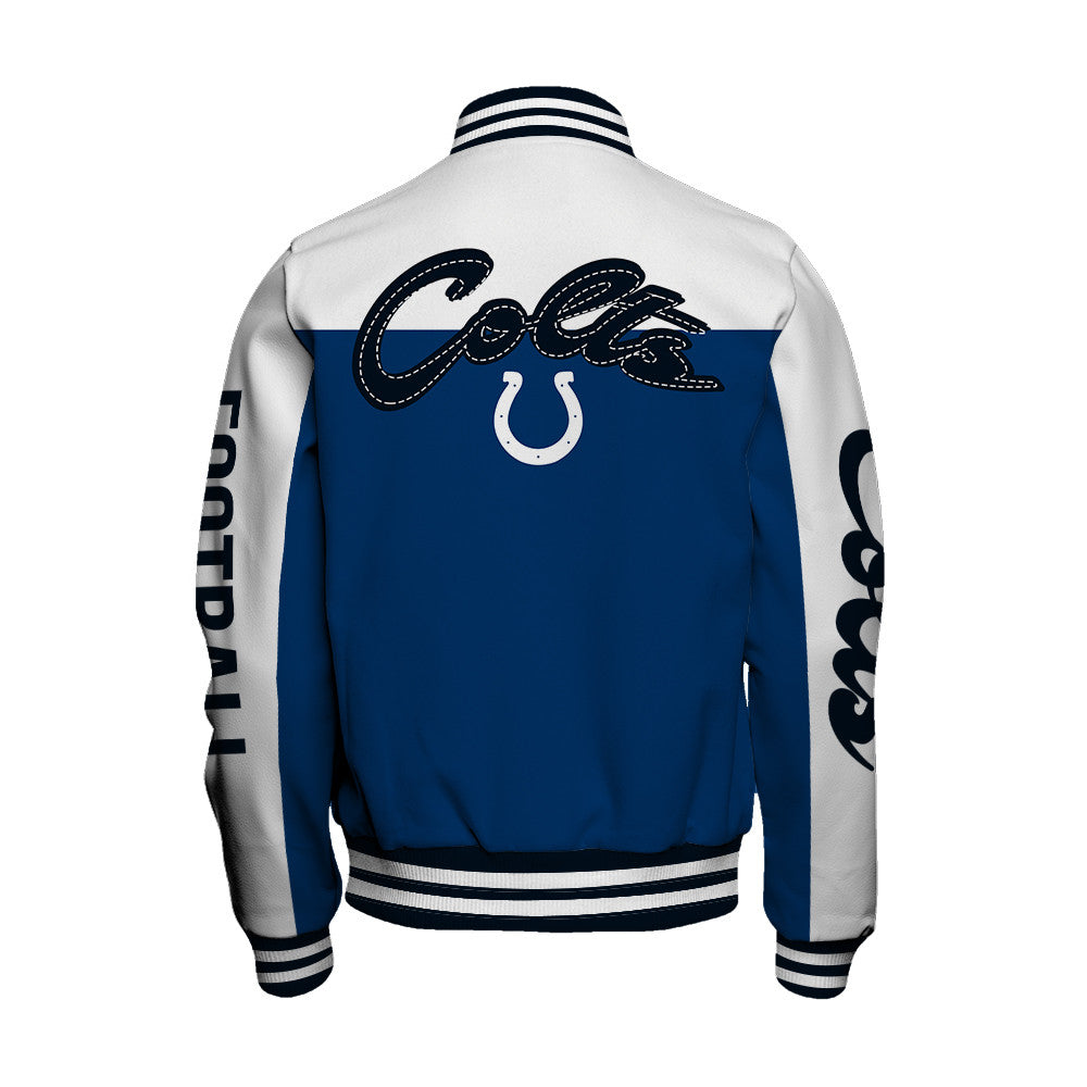 Indianapolis Colts National Football League 2026 Face Any Weather Unisex Varsity Jacket