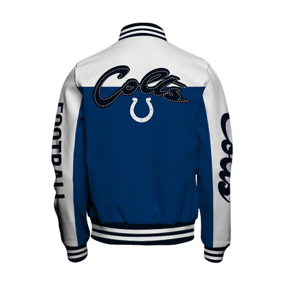 Indianapolis Colts National Football League 2026 Face Any Weather Unisex Varsity Jacket