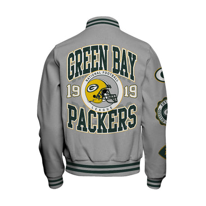 Green Bay Packers 2026 Feel The Power Unisex Varsity Jacket