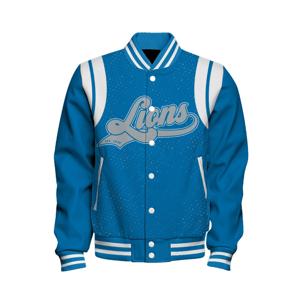 Detroit Lions National Football League 2026 Make Your Mark Unisex Varsity Jacket