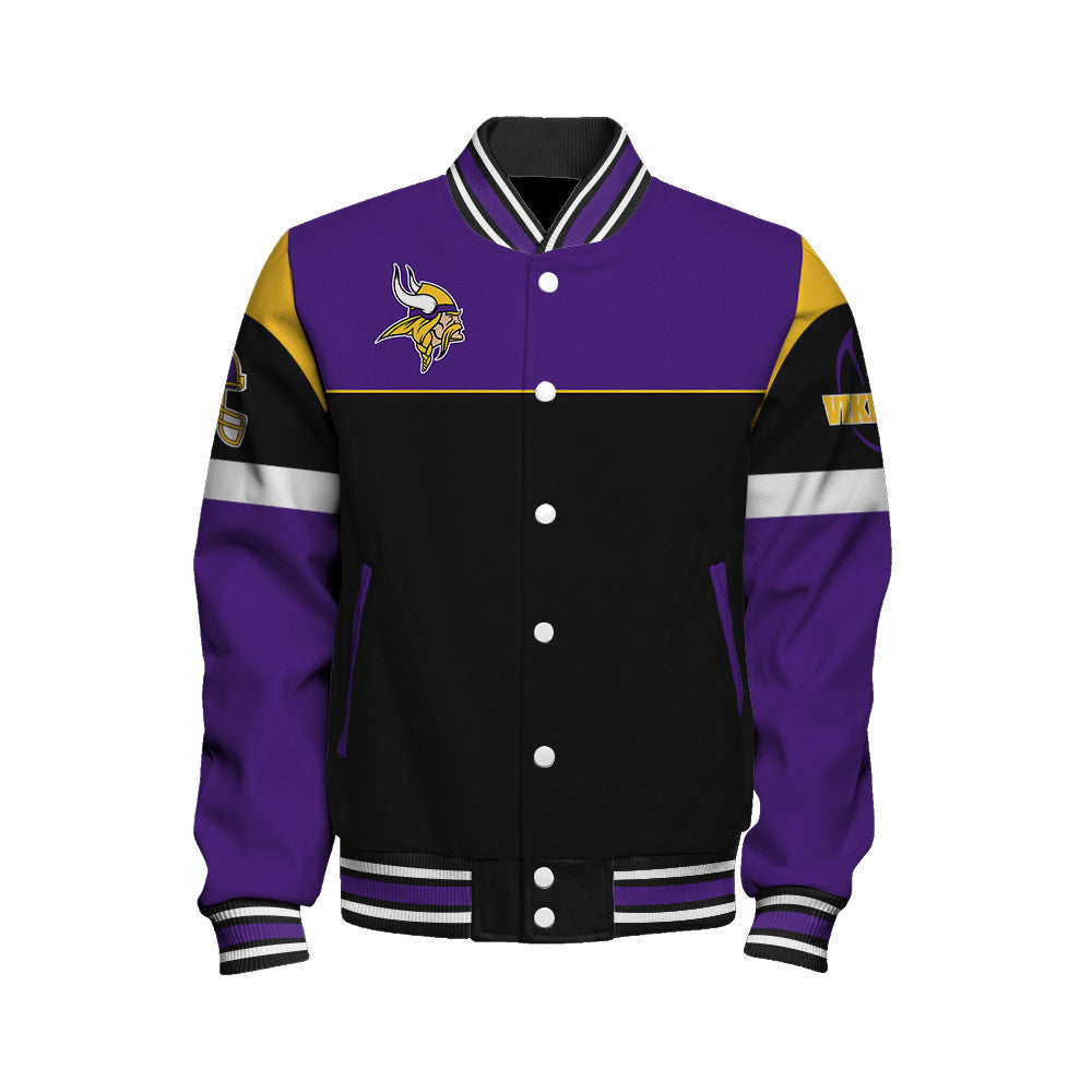 Minnesota Vikings National Football League 2026 Feel The Power Unisex Varsity Jacket