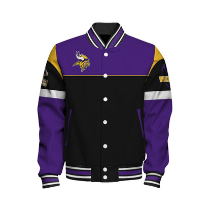Minnesota Vikings National Football League 2026 Feel The Power Unisex Varsity Jacket