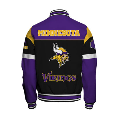Minnesota Vikings National Football League 2026 Feel The Power Unisex Varsity Jacket