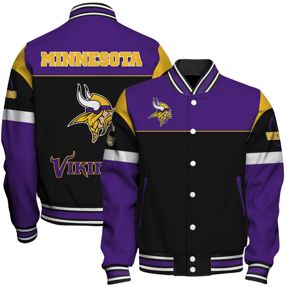 Minnesota Vikings National Football League 2026 Feel The Power Unisex Varsity Jacket