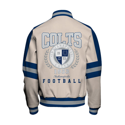 Indianapolis Colts | Football Team 2026 Feel The Power Unisex Varsity Jacket