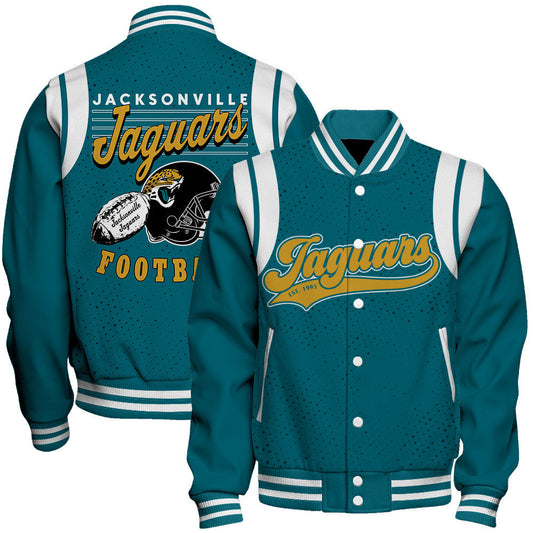 Jacksonville Jaguars National Football League 2026 Make Your Mark Unisex Varsity Jacket